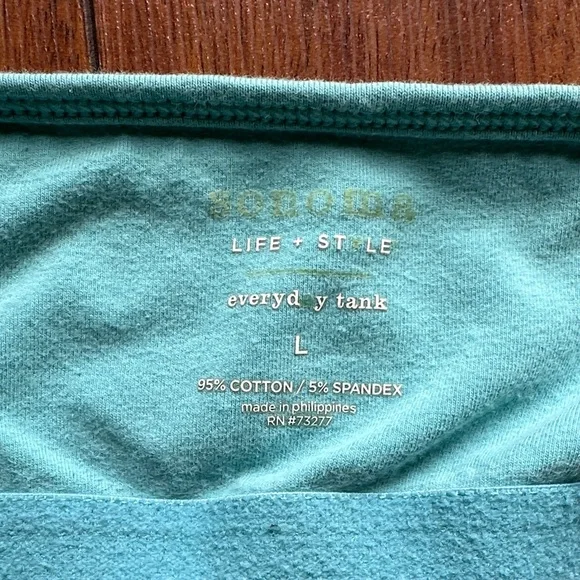 🌹🌹EUC Sonoma Women’s Teal Spaghetti Strap Camisole Top🌹🌹 - Picture 9 of 11